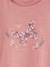 T-shirt fille motifs fantaisie détails brillants bleu pétrole+blush+rose poudré - vertbaudet enfant 