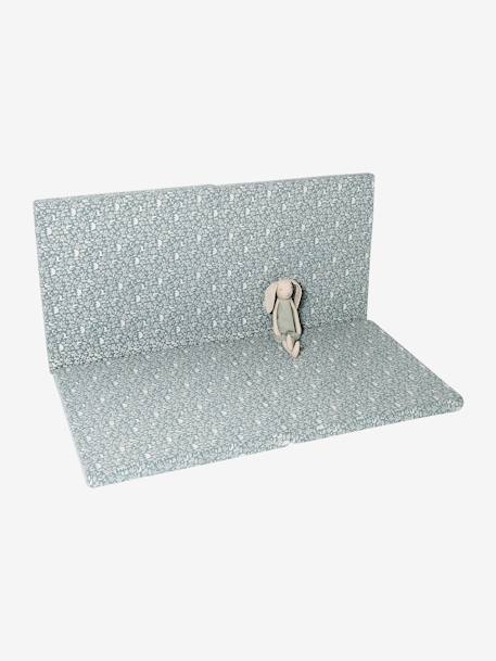 Tapis de motricité pliable et déhoussable beige+jaune+vert sauge - vertbaudet enfant 