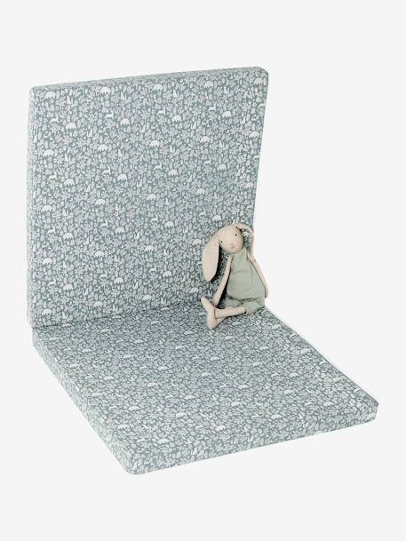 Tapis de motricité pliable et déhoussable beige+jaune+vert sauge - vertbaudet enfant 