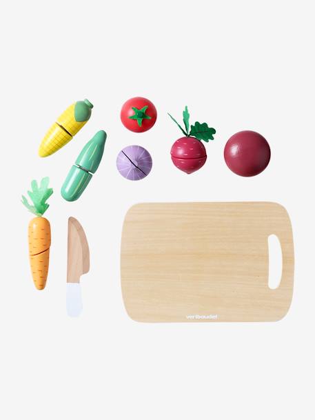 Set de légumes à couper en bois FSC® beige - vertbaudet enfant 