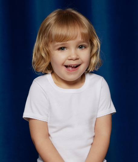 Lot 2 t-shirts manches courtes blanc - vertbaudet enfant 
