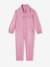 Combinaison longue en toile garment dyed fille vieux rose - vertbaudet enfant 