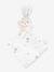 Doudou lapin - blanc+marron+vert - vertbaudet enfant 