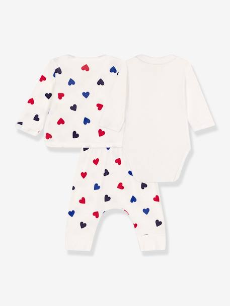 Ensemble 3 pièces bébé blanc - vertbaudet enfant 