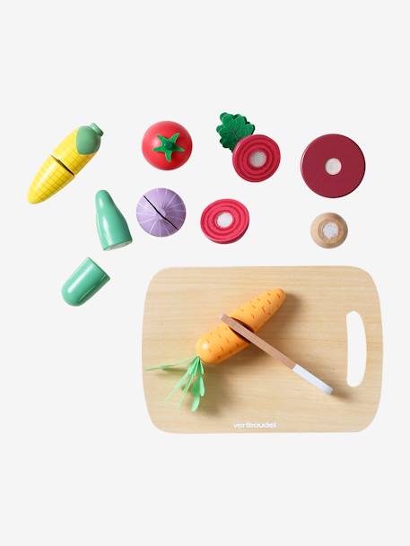 Set de légumes à couper en bois FSC® beige - vertbaudet enfant 