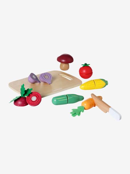 Set de légumes à couper en bois FSC® beige - vertbaudet enfant 