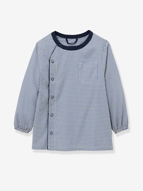 Tablier garçon vichy bleu - vertbaudet enfant 
