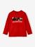 Jongensshirt met wild-motief in bouclé roest - vertbaudet enfant 