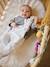 Doudou lapin - blanc+marron+vert - vertbaudet enfant 