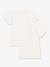 Lot 2 t-shirts manches courtes blanc - vertbaudet enfant 