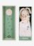 Doudou lapin - blanc+marron+vert - vertbaudet enfant 