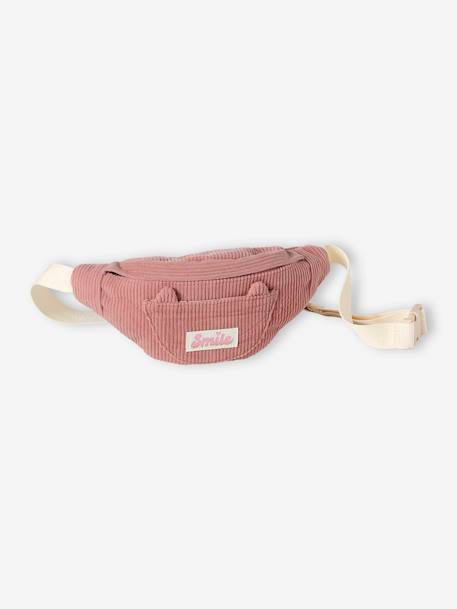 Sac banane animation poche chat fille bleu pâle+blush+double stone+prune+vanille - vertbaudet enfant 