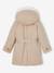 Parka à capuche 3 en1 fille taupe - vertbaudet enfant 