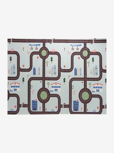 Grand tapis d'activités pliable bleu+écru+multicolore+vert - vertbaudet enfant 