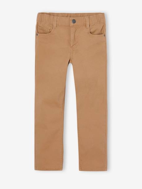Pantalon garçon indestructible facile à enfiler beige+bleu nuit+kaki - vertbaudet enfant 