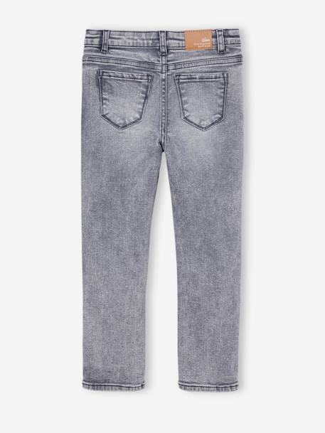 Smalle jeans large meisjes denimgrijs+donkerblauw+grijs+middenblauw - vertbaudet enfant 
