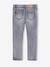 Smalle jeans large meisjes denimgrijs+donkerblauw+grijs+middenblauw - vertbaudet enfant 