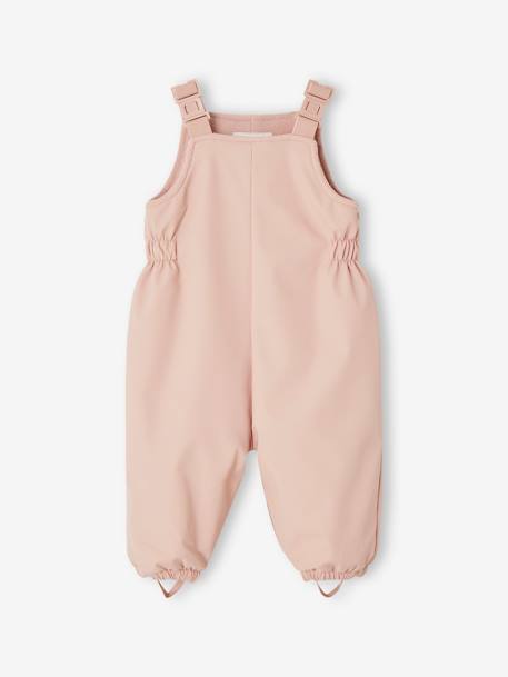 Ensemble manteau + salopette de pluie bébé rose poudré - vertbaudet enfant 