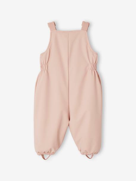 Ensemble manteau + salopette de pluie bébé rose poudré - vertbaudet enfant 