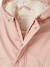 Ensemble manteau + salopette de pluie bébé rose poudré - vertbaudet enfant 