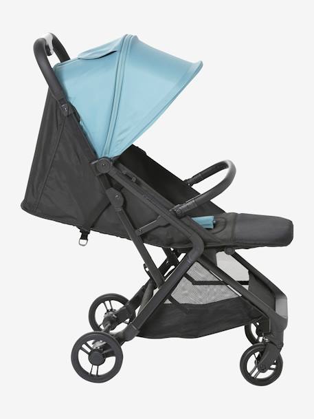 Poussette compacte Ikaria bleu canard+gris chiné - vertbaudet enfant 