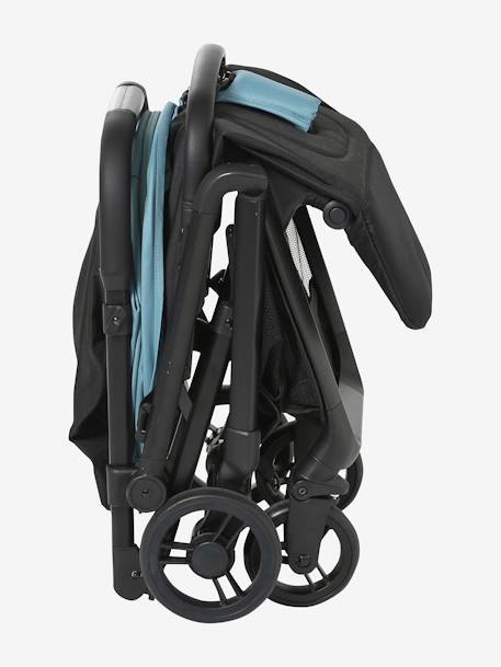 Poussette compacte Ikaria bleu canard+gris chiné - vertbaudet enfant 