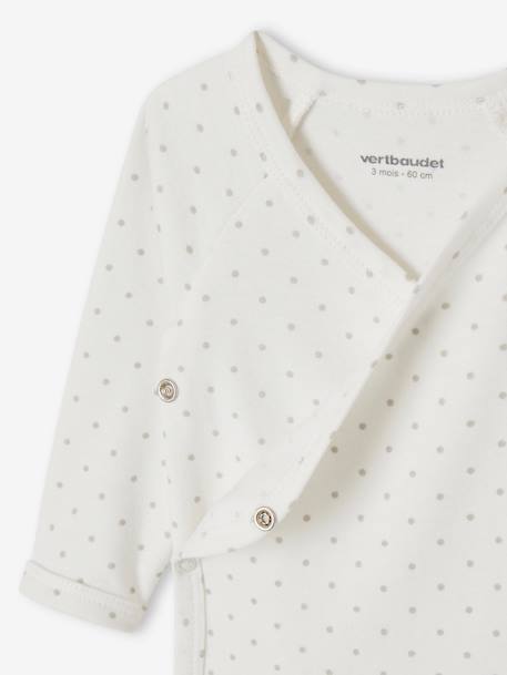 Ensemble naissance 4 pièces gris chiné - vertbaudet enfant 