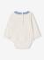 T-shirt body col fantaisie bébé personnalisable écru - vertbaudet enfant 