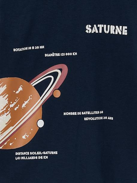 Tee-shirt effet doubles manches garçon blanc chiné+bleu+bleu glacier+bleu nuit+kaki+marine - vertbaudet enfant 