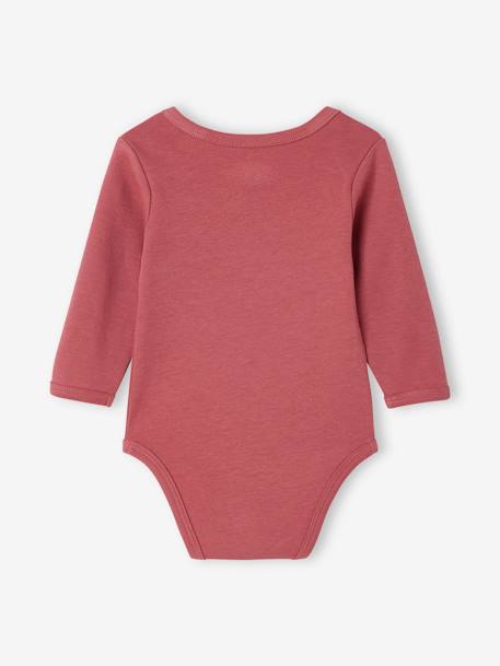 Lot 5 bodies manches longues bébé emmanchures américaines vert sauge - vertbaudet enfant 