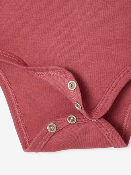 Lot 5 bodies manches longues bébé emmanchures américaines vert sauge - vertbaudet enfant 