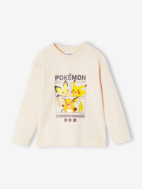 Tee-shirt Pikachu Evolution Pokemon garçon sable - vertbaudet enfant 