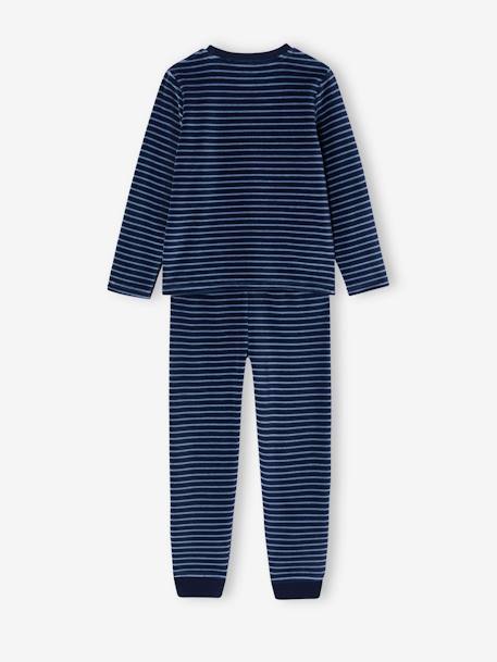 Lot de 2 pyjamas  garçon velours Espace marine - vertbaudet enfant 