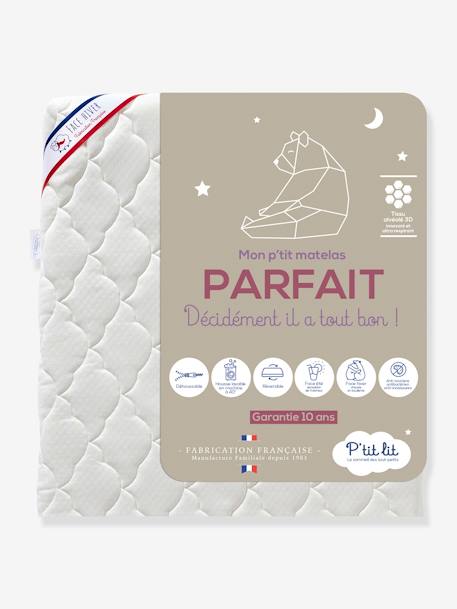 Matelas bébé Parfait déhoussable blanc - vertbaudet enfant 