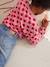 Tee-shirt fille manches longues vieux rose - vertbaudet enfant 