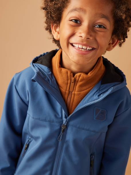 Veste de sport garçon polaire bleu - vertbaudet enfant 