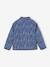 Veste à fleurs matelassée doublée sherpa fille bleu imprimé - vertbaudet enfant 