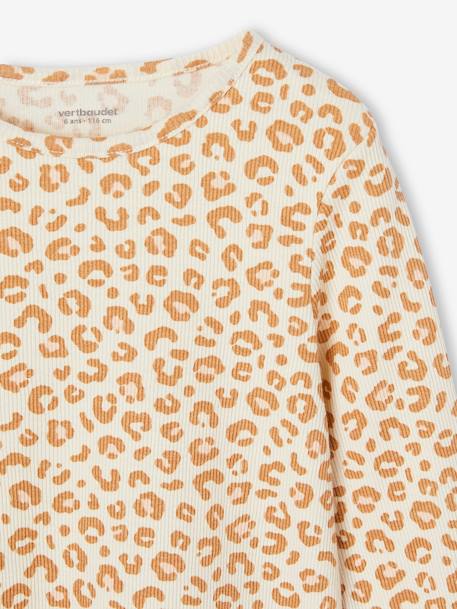 Lot de 2 pyjamas fille en côtes beige - vertbaudet enfant 