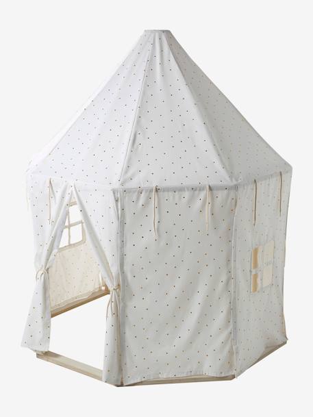 Tente hexagonale bois FSC® blanc - vertbaudet enfant 