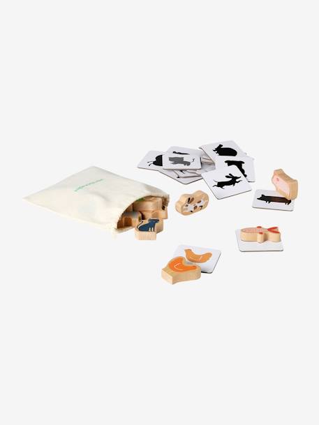 Associatiespel dieren FSC 100%®-hout wit - vertbaudet enfant 