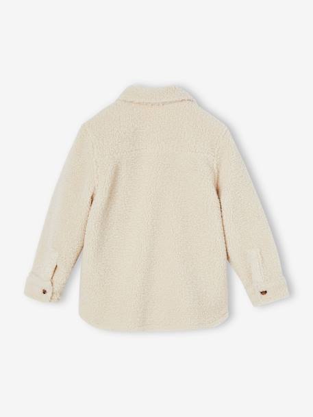 Chemise garçon en sherpa écru - vertbaudet enfant 