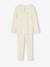 Lot de 2 pyjamas fille en côtes beige - vertbaudet enfant 