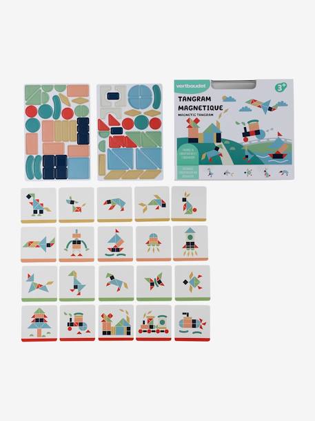 Magnetische tangram meerkleurig - vertbaudet enfant 