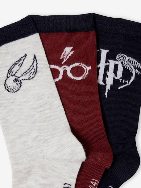 Lot de 3 paires de chaussettes Harry Potter garçon bleu nuit - vertbaudet enfant 