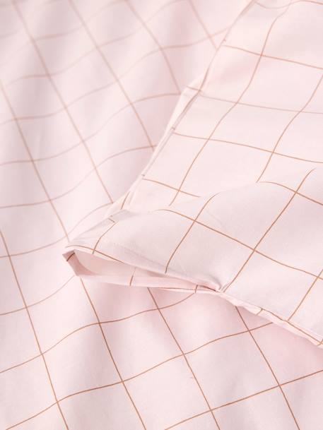 Parure enfant Magicouette CARONIMOS, avec coton recyclé carreaux beige+carreaux bleu - vertbaudet enfant 