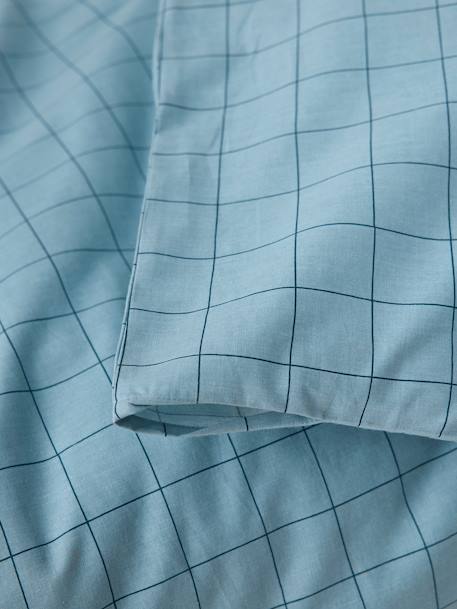 Parure enfant Magicouette CARONIMOS, avec coton recyclé carreaux beige+carreaux bleu - vertbaudet enfant 