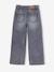 Jean fille large bleu moyen+denim black+denim brut+denim gris+stone - vertbaudet enfant 
