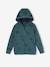 Sweat zippé capuche à oreilles sport garçon vert d'eau - vertbaudet enfant 