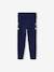 Legging sport matière technique fille bandes côtés fantaisie bleu nuit - vertbaudet enfant 