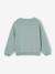 Sweat fille motif imprimé encre+vanille+vert de gris - vertbaudet enfant 
